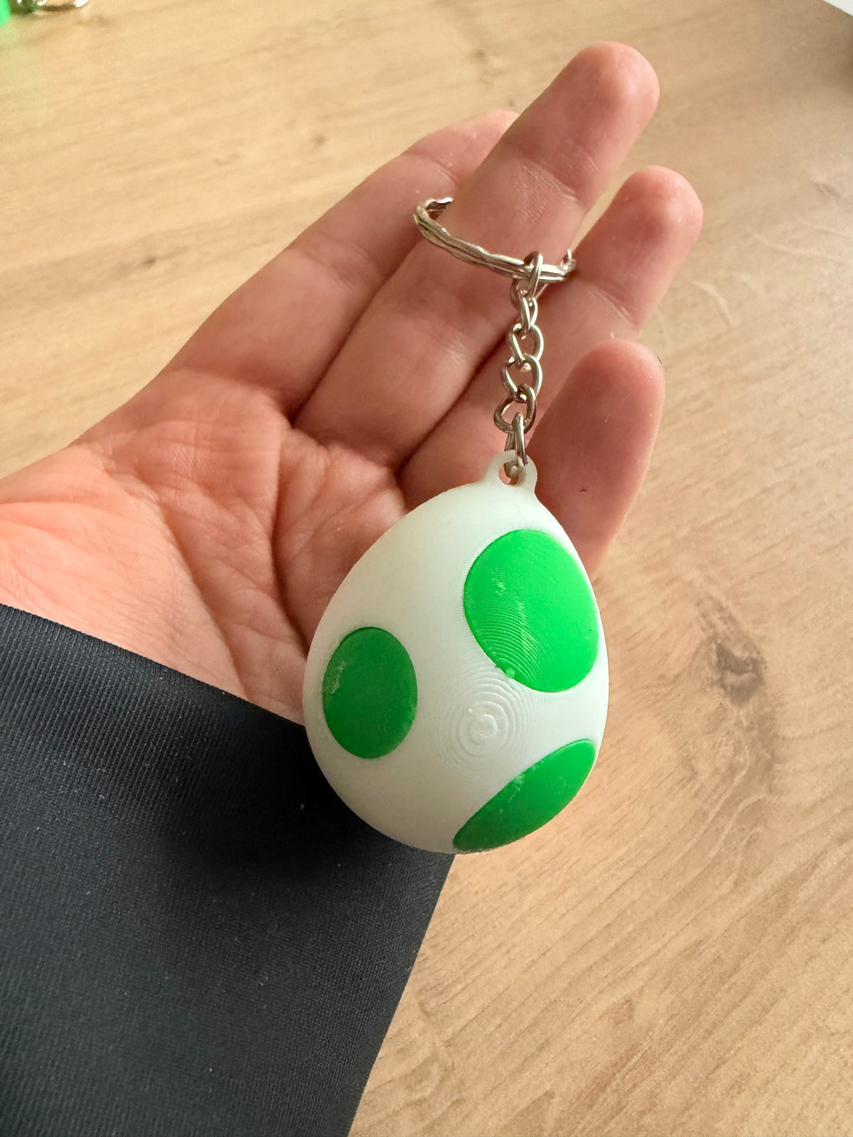 Yoshi egg Keyring