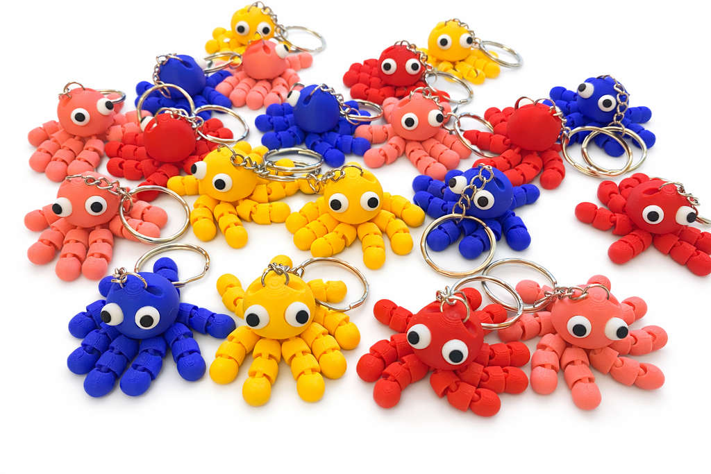 Octopus keyring