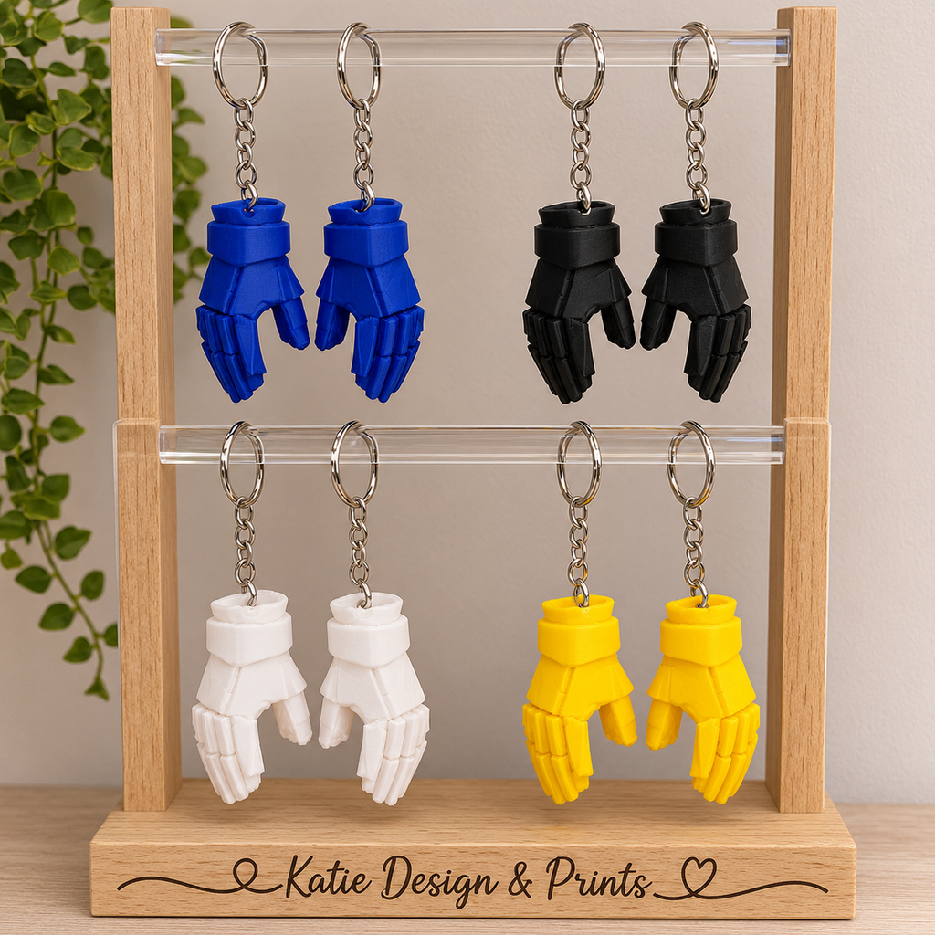 Hockey Glove Keyring