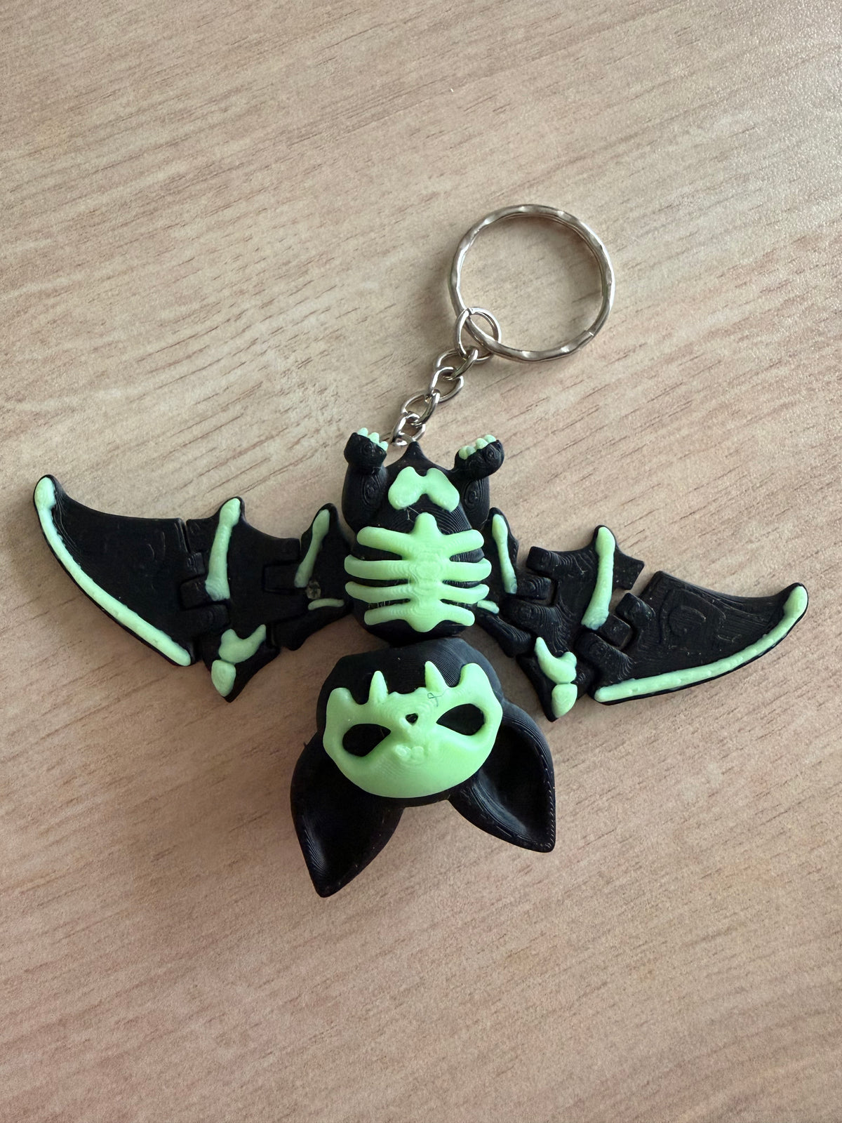 hanging bat Keyring