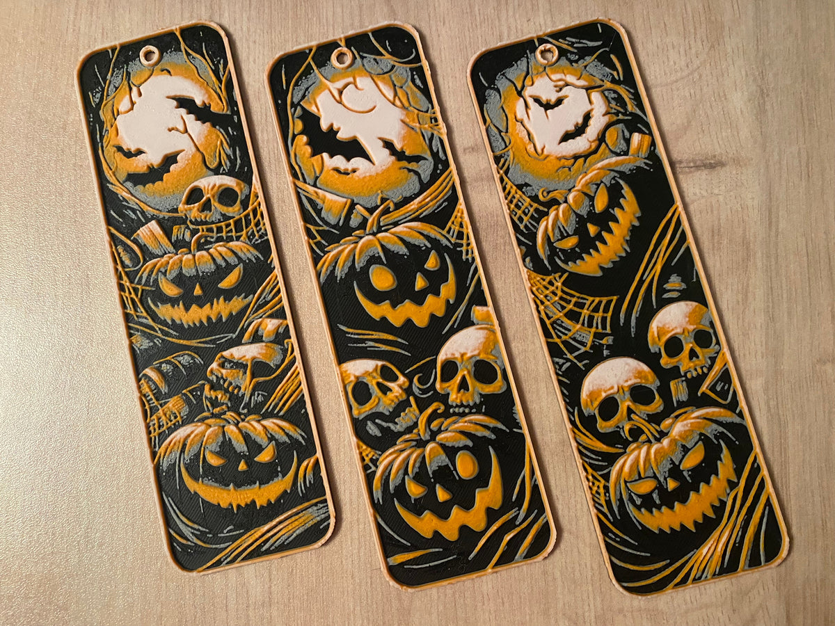 Pumpkin bookmarks