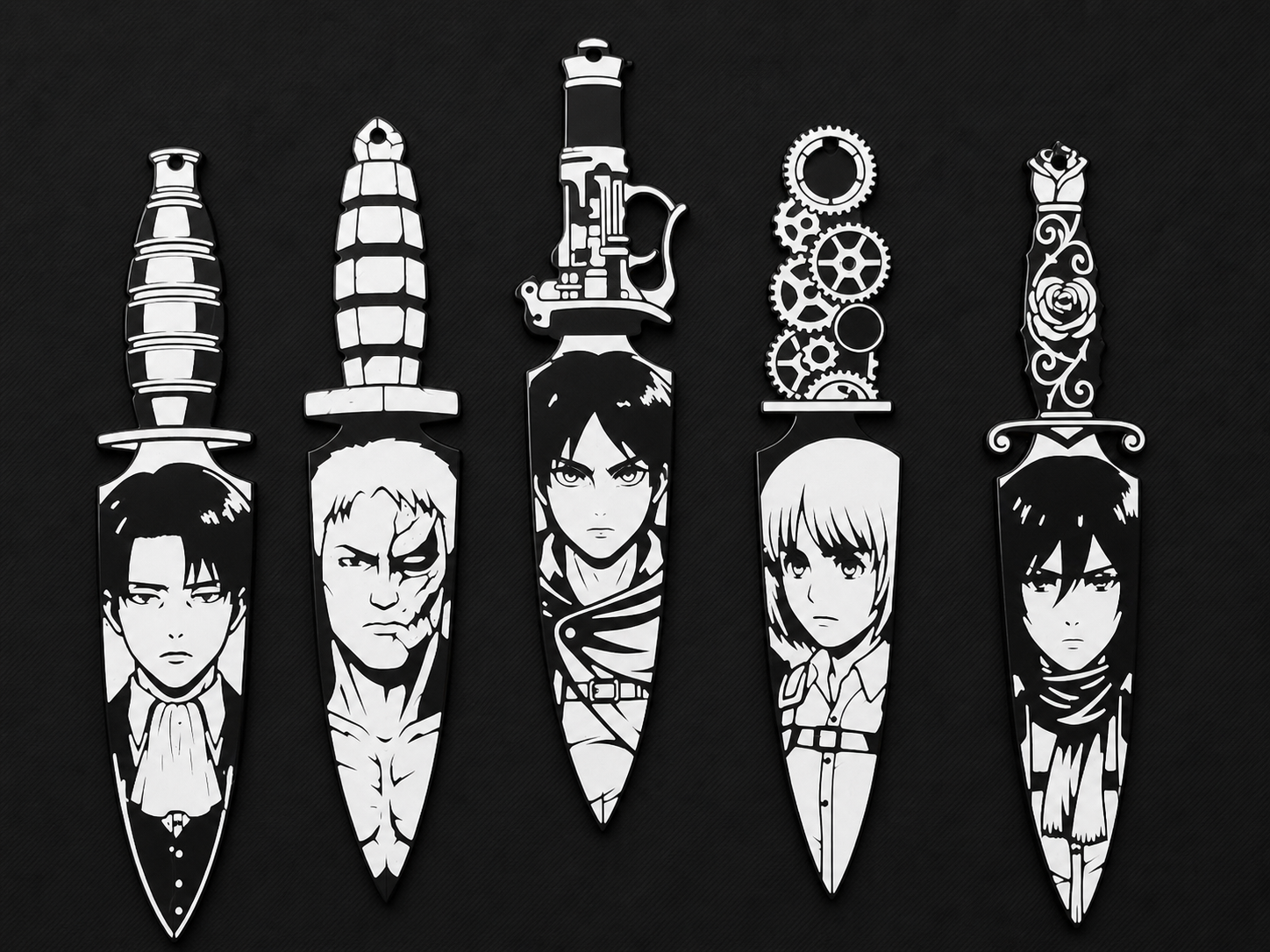 AOT keyrings set 1