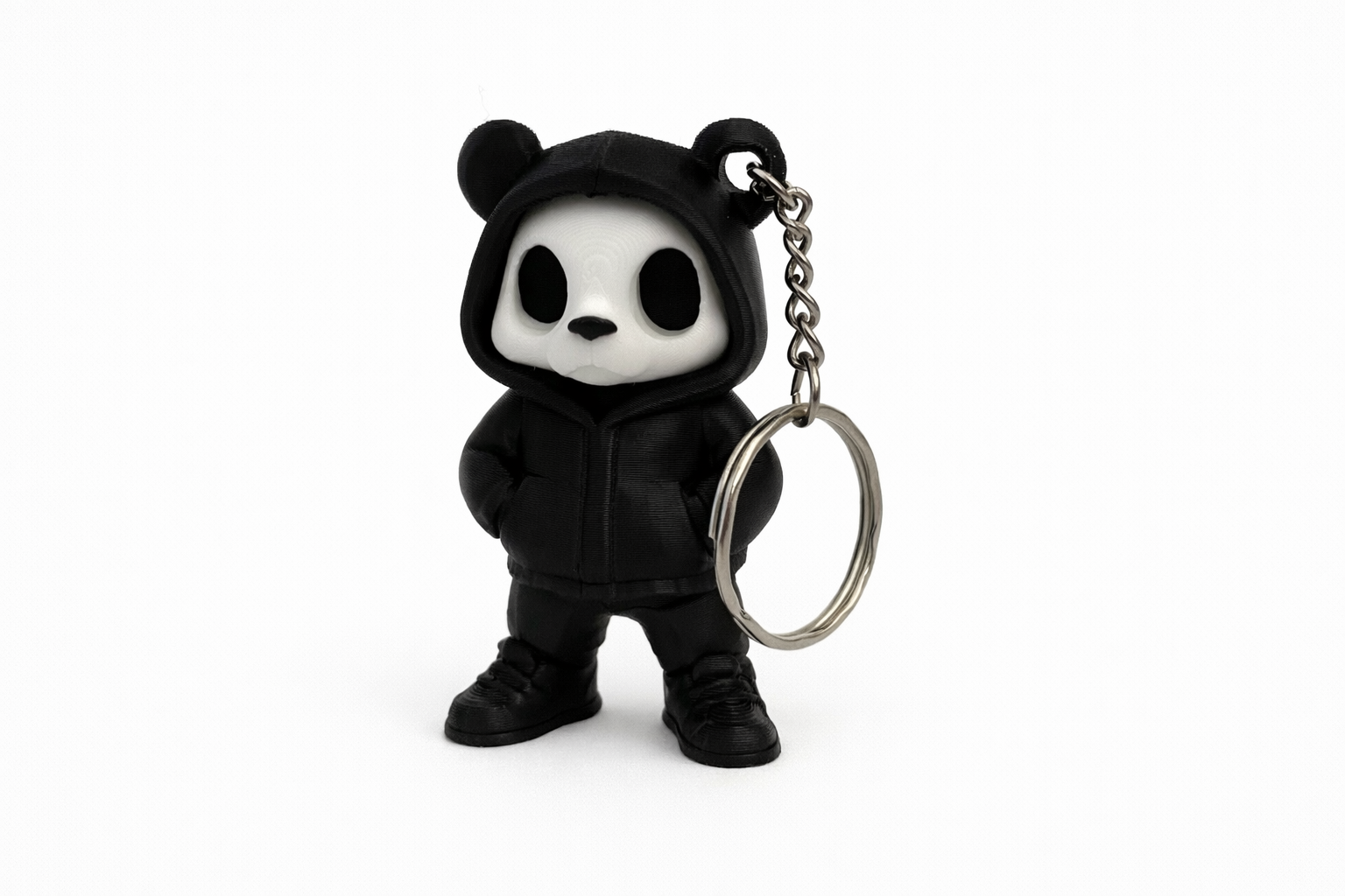 Pocket size Panda Keyring