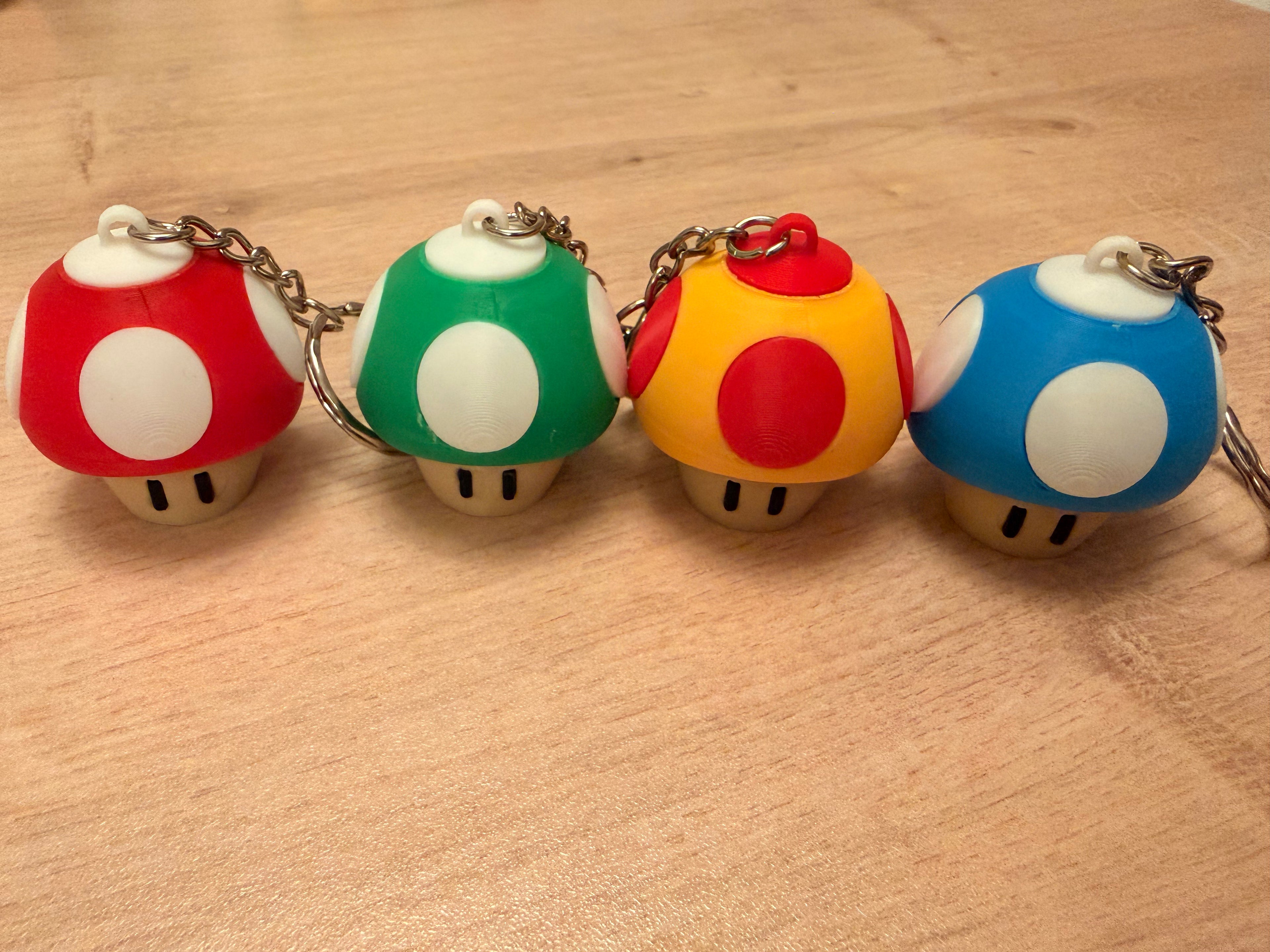 Mushroom Keyring