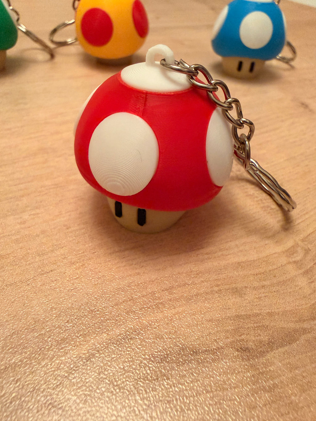 Mushroom Keyring