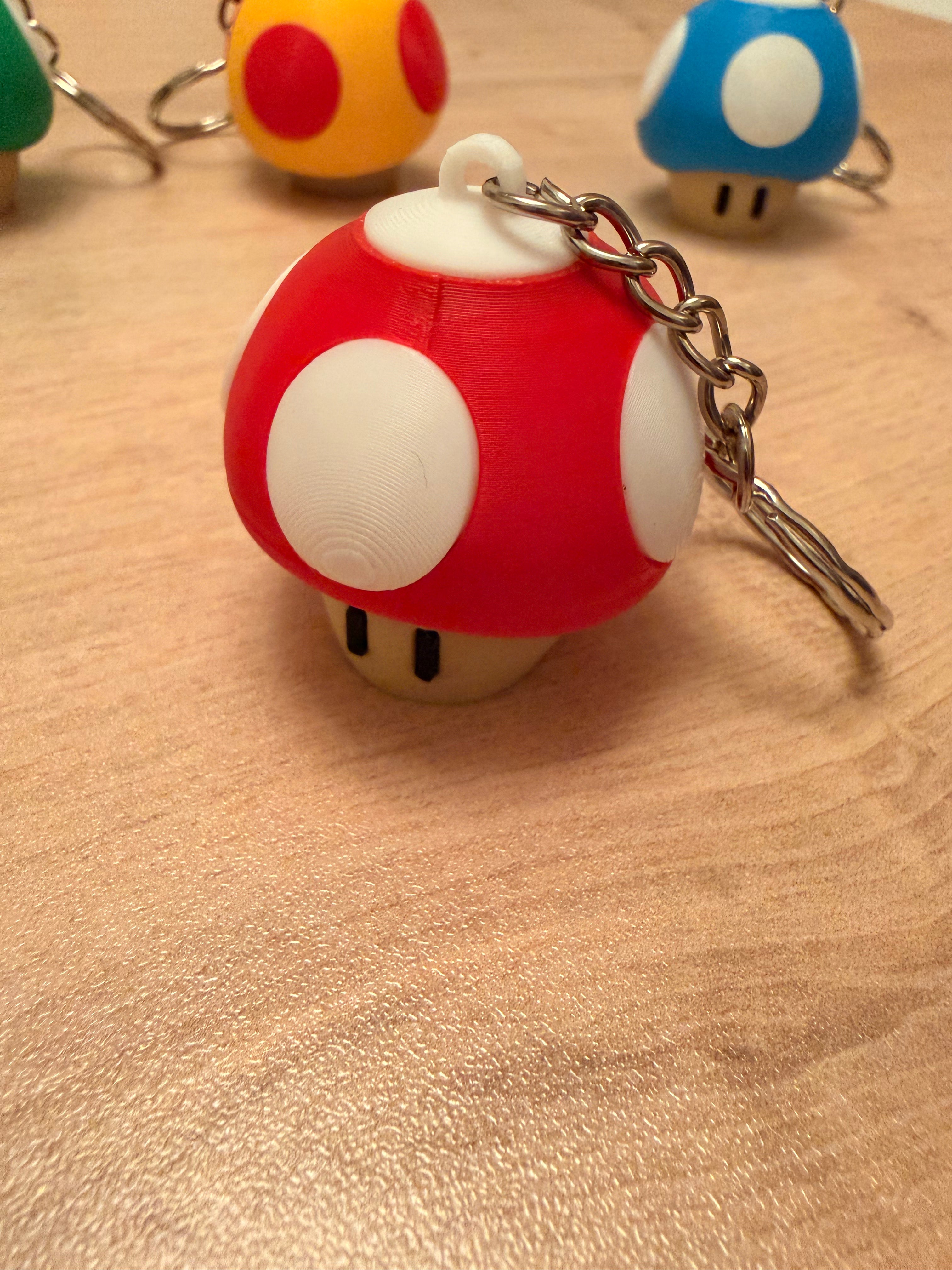 Mushroom Keyring