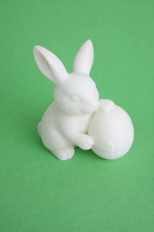 Bunny holding an egg